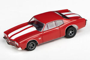 AFX 1970 Chevelle 454 Red Mega G+ HO Slot Car - AFX 22043