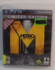 Metro: Last Light Limited Edition (Sony PlayStation 3, 2013) with Manual
