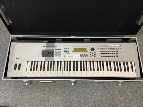 Yamaha Motif 7 76 Key Synthesizer keyboard Workstation Tested Working From JAPAN
