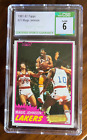 1981-82 Topps Magic Earvin Johnson #21 CSG 6 EX-MT - 2nd Year Lakers - 1st solo