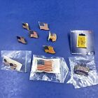 New ListingLot of 10 USA Pins 9-11 Firefighters Flags Patriotic Pride Twin Towers