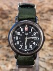 Vintage Swiss Army Calvary Men's Watch, Black Dial, New Battery and NATO Strap