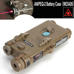 WADSN AN/PEQ-2 Battery Case Tactical Airsoft Red Laser Version Battery Box USPS