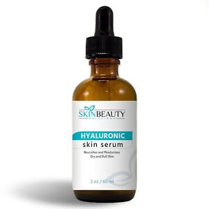 Best Selling (2oz) HYALURONIC ACID Skin HA Serum for Younger Hydrated Skin
