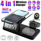 4 in 1 Fast Wireless Charger Station Dock For Apple Watch iPhone 15 14 13 12 Pro