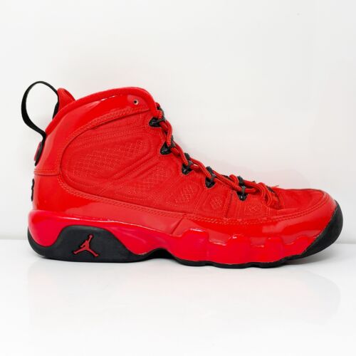 Nike Boys Air Jordan 9 302359-600 Red Basketball Shoes Sneakers Size 6Y