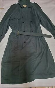 Burberry Trench Coat Women's Large (46) Black Removable Wool Lining Nova Check