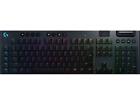 Logitech G915 LIGHTSPEED RGB Mechanical Gaming Keyboard, Low Profile Clicky Key