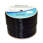 1000ft CAT6 UV/CMX 23 AWG Waterproof Outdoor Direct Burial Solid Network Cable