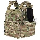 KRYDEX CPC Plate Carrier Tactical Heavy Duty Vest with Mag Pouch MOLLE MC Camo