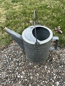 Vintage Watering Can Galvanized Metal