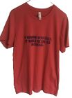 If Rowing Was Easy..Red T-Shirt By Canvas Men’s Size M “