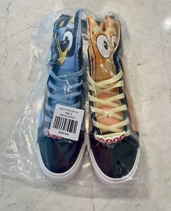 Bluey & Bingo Ground Up Keepy Uppy Men’s Size 9 High Tops Shoes Hot Topic New