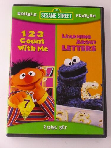 New ListingSesame Street - 123 Count With Me, Learning about Letters (DVD, 2-film) - J1231
