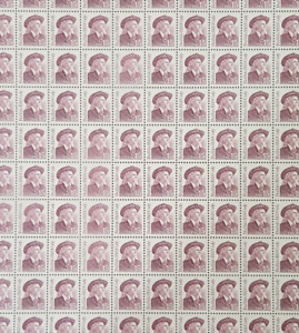 #2177  15 Cent Buffalo Bill Cody Full Mint Sheet of 100 Stamps MNH OG