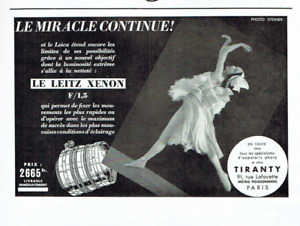 1937 Advertising AD 0223 Leitz Xenon Leica Lens Photo App