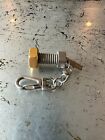 ST. JOHN KEY CHAIN Neiman Marcus Nut and Bolt Silver & Gold Color DESIGNER