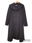Ralph Lauren purple label Womens Black 10 M wool cashmere coat double breasted