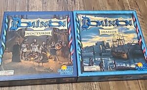 dominion board games Lot Of 2 Seaside/Nocturne Card Game Amazing Game