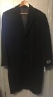 Michael Kors Men's US 40R Wool Overcoat Black Vintage~NEW