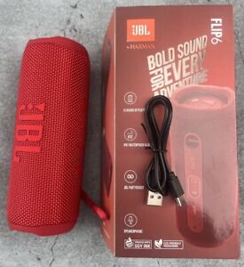 JBL Flip 6 Portable Bluetooth Portable Speaker System - Red