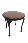 New ListingVintage English Victorian Window Table Or Accent Table With Ball and Claw Feet