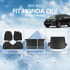 Fit 17-2022 Honda CRV Trunk Mat Backrest Mats Cargo Liner Floor Mats All Weather (For: 2019 Honda CR-V)