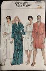 Vogue 8155 Unisex Robe Sewing Pattern Size Small 8-10 Uncut Vintage 1987