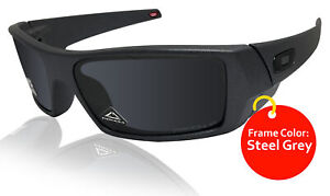 Oakley sunglasses Gascan steel grey frame Prizm Black Polarized lens 0OO9014