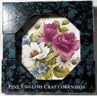 Gorgeous Floral Vintage 6” English Ceramic Tile Trivet - Maw And Company