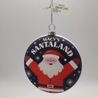 4-Macy's 2021  Glass Christmas Ornaments Santa  NWT Free Shipping- 135 Avail.
