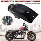 Rear Mudguard Fender Black For Harley Sportster XL Cafe Racer Bobber Chopper USA
