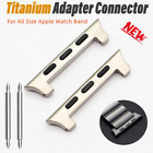 Titanium Adapter Connector for Apple Watch Series 9 8 7 6 5 4 3 SE Ultra 38-49mm