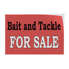 Decal Stickers Bait and Tackle for Sale A Vinyl Store Sign Label Retail