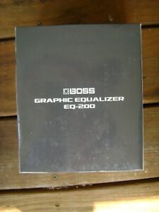 Boss EQ-200 GRAPHIC EQUALIZER EMPTY RETAIL STORAGE BOX ONLY