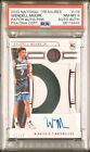 2022 NATIONAL TREASURES WENDELL MOORE JR RPA #118 ROOKIE PATCH AUTO /25 RC PSA 8