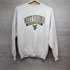 Vintage West Virginia University Mountaineers WVU Gray Sweatshirt L Distressed