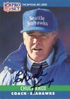 1990  Pro Set - CHUCK KNOX - Hand Signed Autograph Card - SEATTLE SEAHAWKS