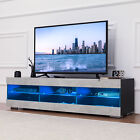 LED Light TV Stand for 65 inch Entertainment Center TV Media Console Cabinet