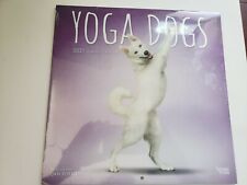 Yoga Dogs 2021 16-Month Wall Calendar Size 12