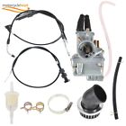Carburetor With Choke Throttle Cable & Air Filter Fit For Yamaha PW80 1983-2006