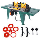 Aluminium Electric Benchtop Router Table Wood Working Craftsman Tool 6