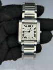 Cartier Tank Francaise Ref. 2302 White Dial 28x32 Automatic Ladies Watch