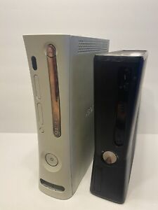 New ListingLot of 2x Xbox Consoles (1) XBox360 S Slim Black & Xbox360 - No Cables For Parts