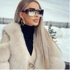 Men Women Sunglasses Shield Big Shades Luxury New Style Flat Lens Retro Vintage