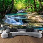 Natural Forest Landscape Tapestry Jungle Waterfall Wall Hanging Home Decoration