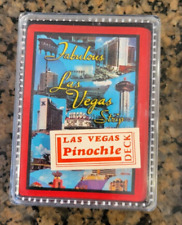 Souvenir Vintage Fabulous Las Vegas Strip Pinochle Playing Cards Orig. Box 8321