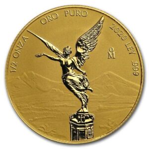 2020 1/2 Oz Mexican Reserve Proof Gold Libertad Coin