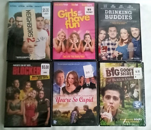 New ListingLot of 6 DVD's  Family/ Contemporary Comedy/ Drama- Sealed  SALE!