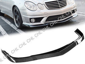 CS Style Carbon Fiber Front Add-on Lip For 06-09 M-BENZ W211 E63 AMG Only
